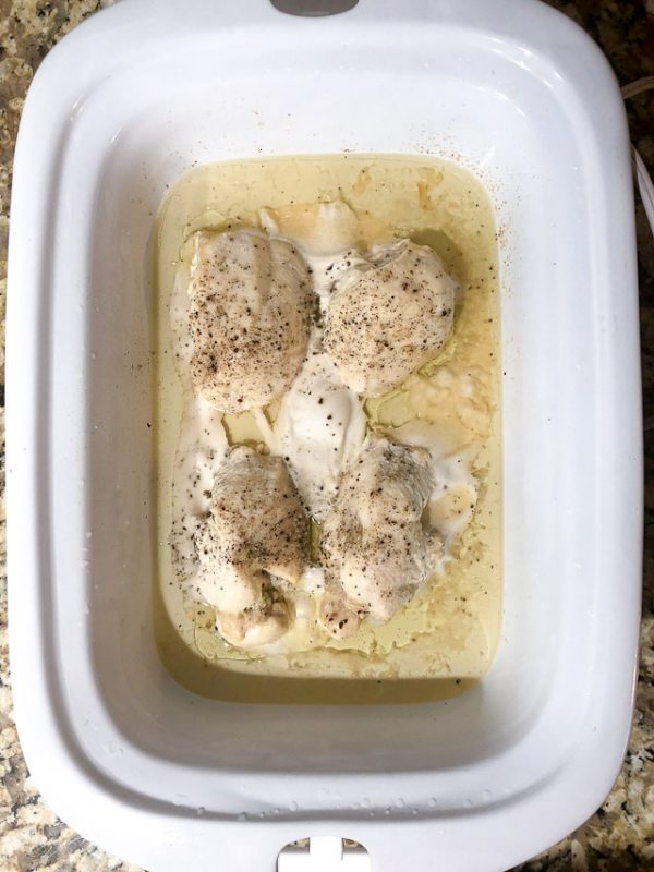 Slow Cooker Pizza Chicken Around My Family Table