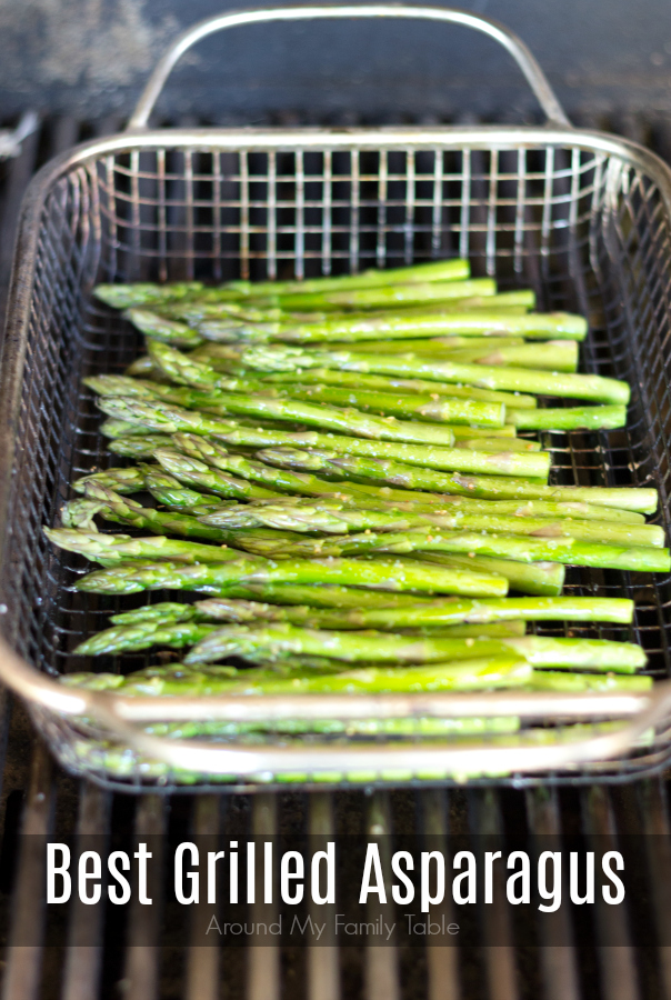 Grilled vegetables are delicious and easy to throw together, just like this grilled asparagus it's such a simple recipe and seriously the Best Grilled Asparagus ever.