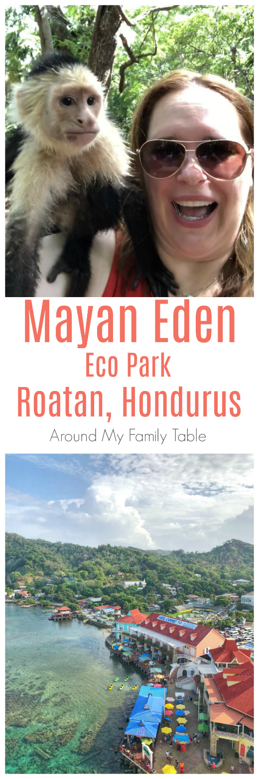 The Mayan Eden Eco Park in Roatan, Honduras is a fun and interactive experience the whole family will enjoy.