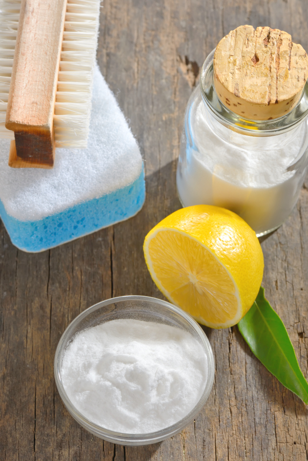 Try these simple changes to clean your home naturally with the use of simple products and a few changes in your routine.  These tips won’t require any special recipes or hours in the kitchen making up batches of cleaning supplies.