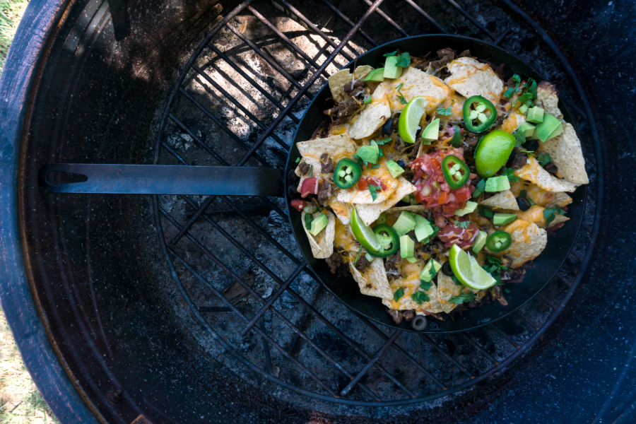 These Beefy Campfire Nachos are ready in 15 minutes and make a great lunch, dinner, or even an afternoon snack whether you are camping or not! They are also a great way to use up leftovers.