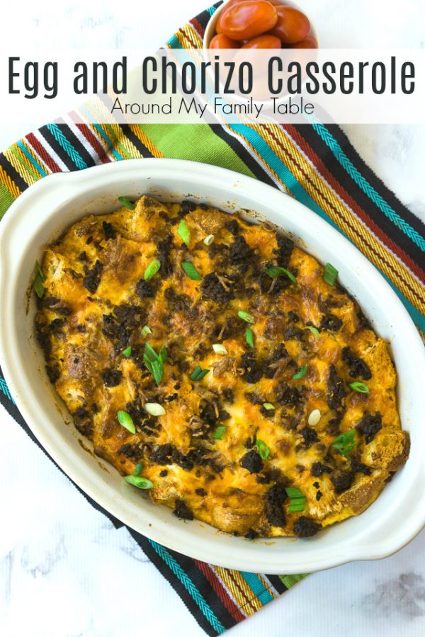 Egg and Chorizo Casserole Around My Family Table