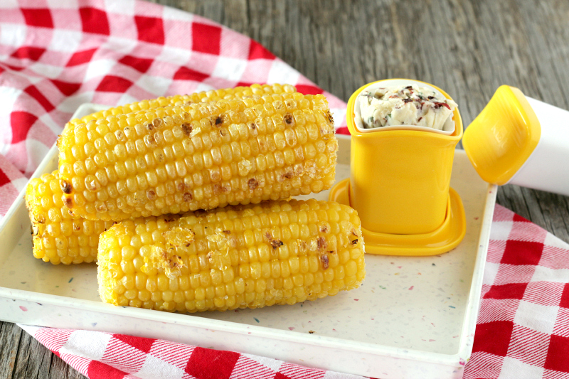 Butter and corn on the cob