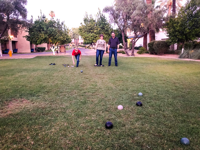 bocce ball at Omni Resort