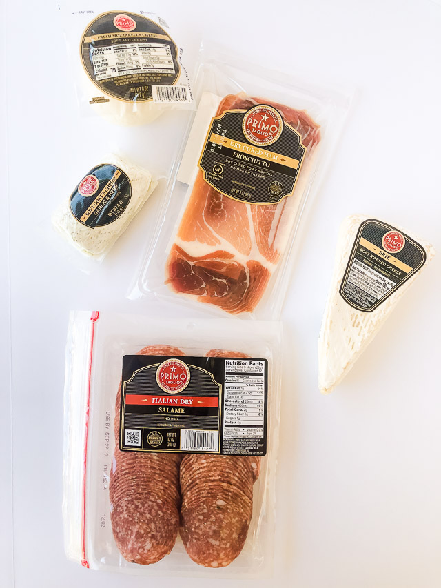 Selection of Primo Taglio Meats & Cheeses