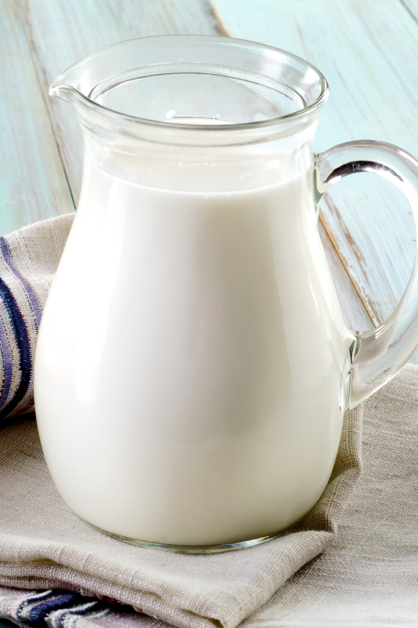 pitcher of buttermilk