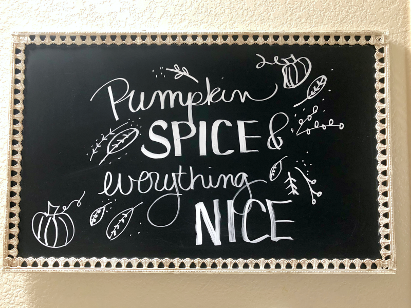 Pumpkin Spice & Everything Nice board