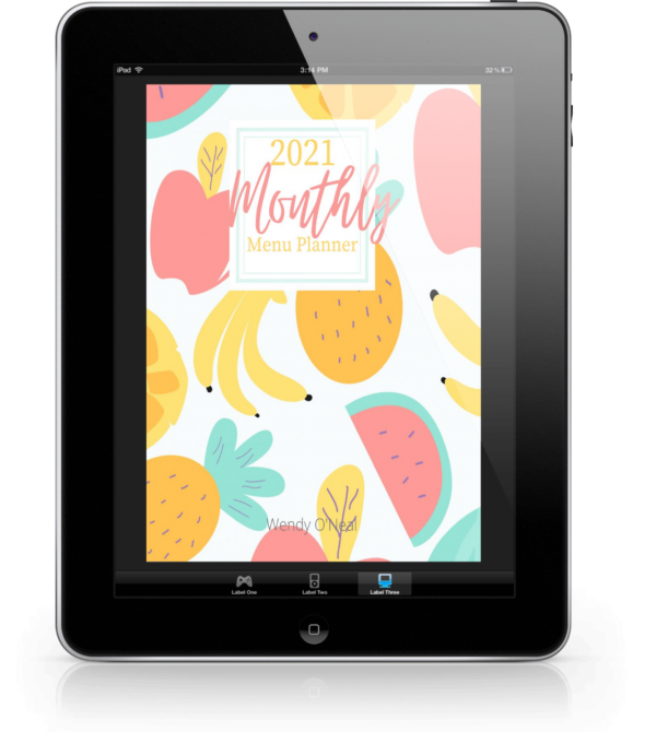 Printable Menu Planner (8 1/2 x 11)