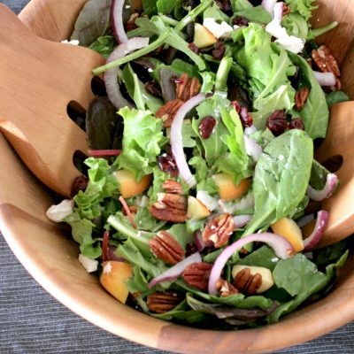 Crunchy Fall Salad with Pumpkin Vinaigrette