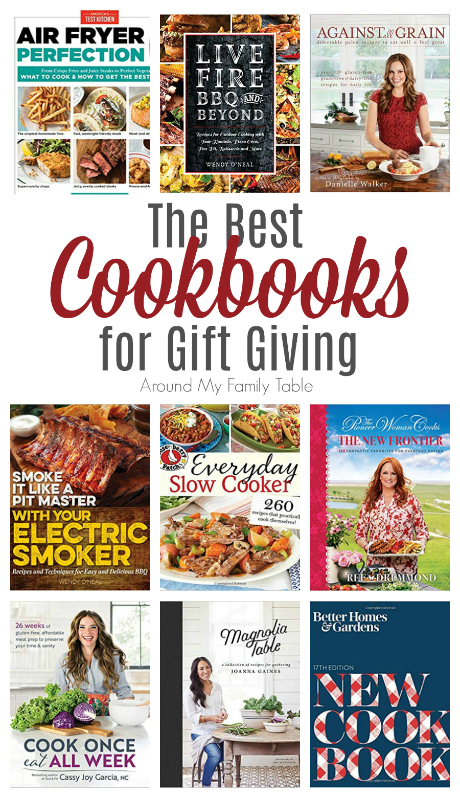 Giving a cookbook as a gift is such a thoughtful gift since it's super personal. Whether you give a book for food that you love or pick out something you think your loved one will love, these are my recommendations for the Best Cookbooks to Gift. via @slingmama