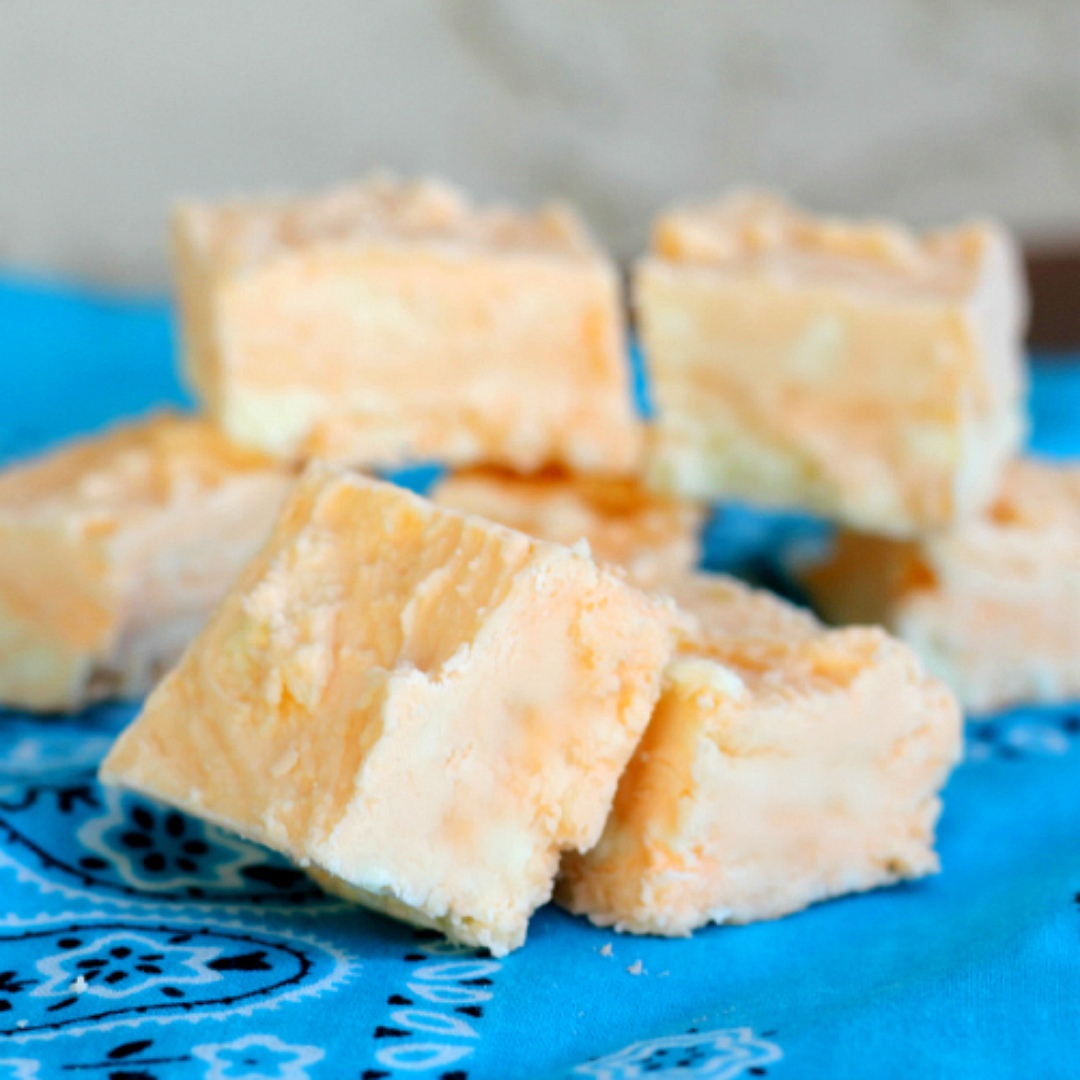 Orange Creamsicle Fudge Around My Family Table