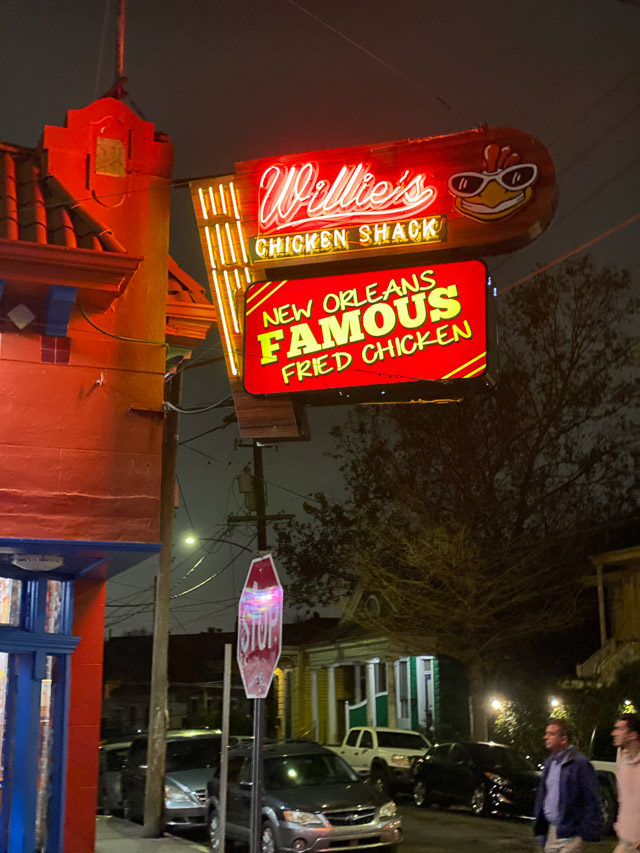 Willie's Chicken Shack in New Orleans