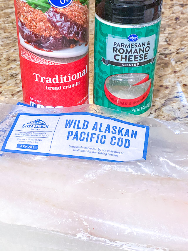 Parmesan Crusted Cod ingredients