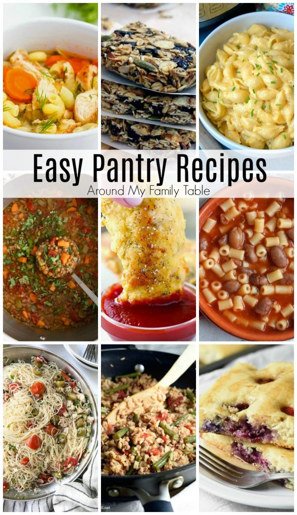 Easy Pantry Recipes are a great option whether you are trying to live within a small budget, quarantined to your home during a pandemic or natural disaster, or just trying to use up what you have for a pantry challenge.