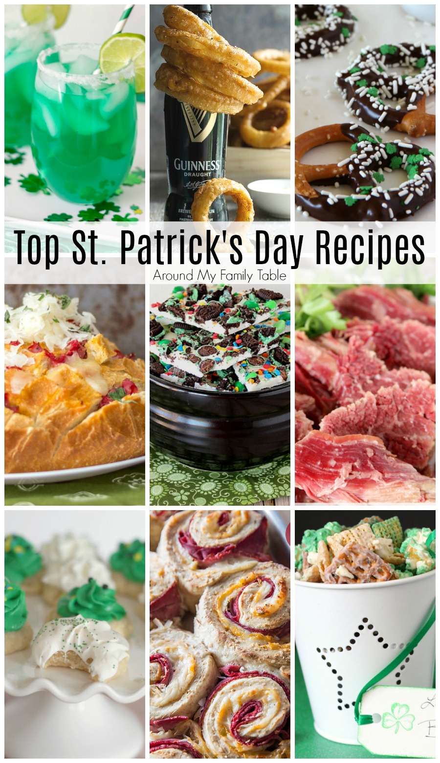 St. Patrick's Day is one of my favorite holidays.  I just love the food, so I've rounded up some of the Top St Patrick's Day Recipes. via @slingmama