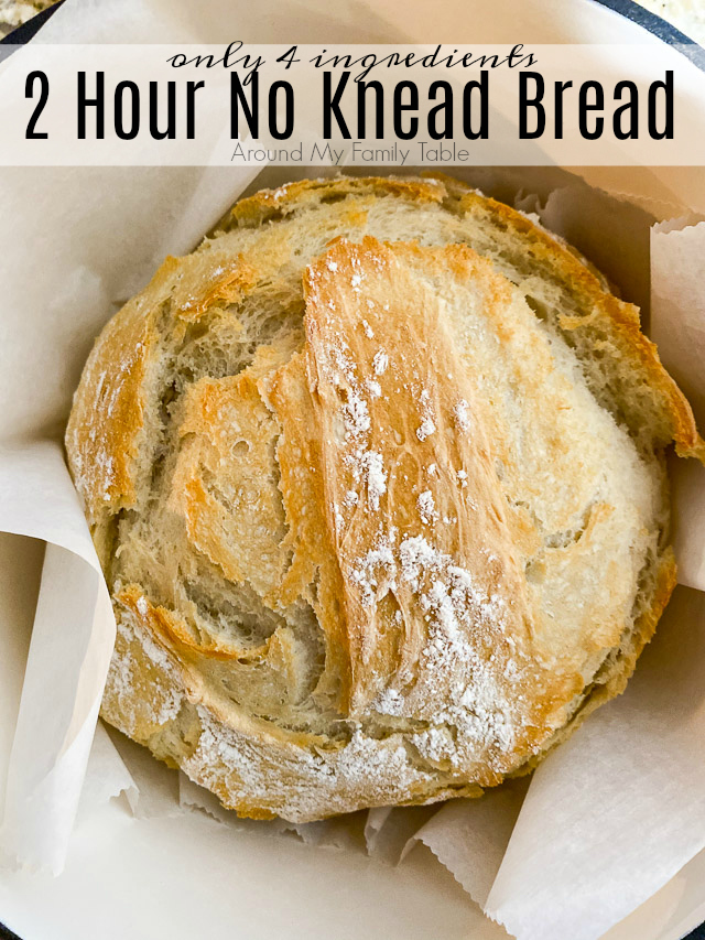 2 Hour No Knead Bread