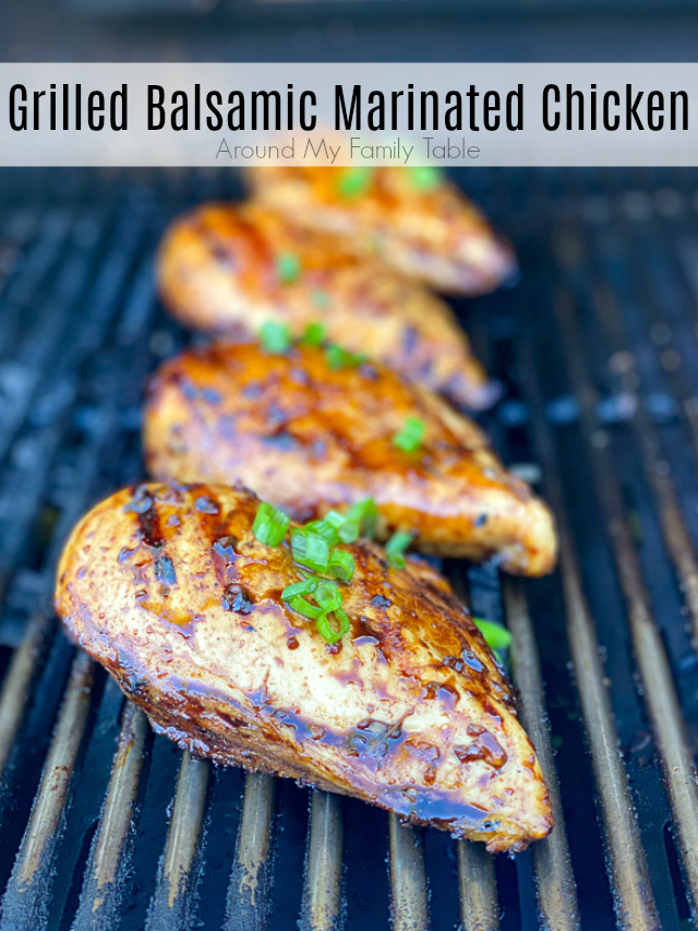 Balsamic Marinated Chicken...on the grill