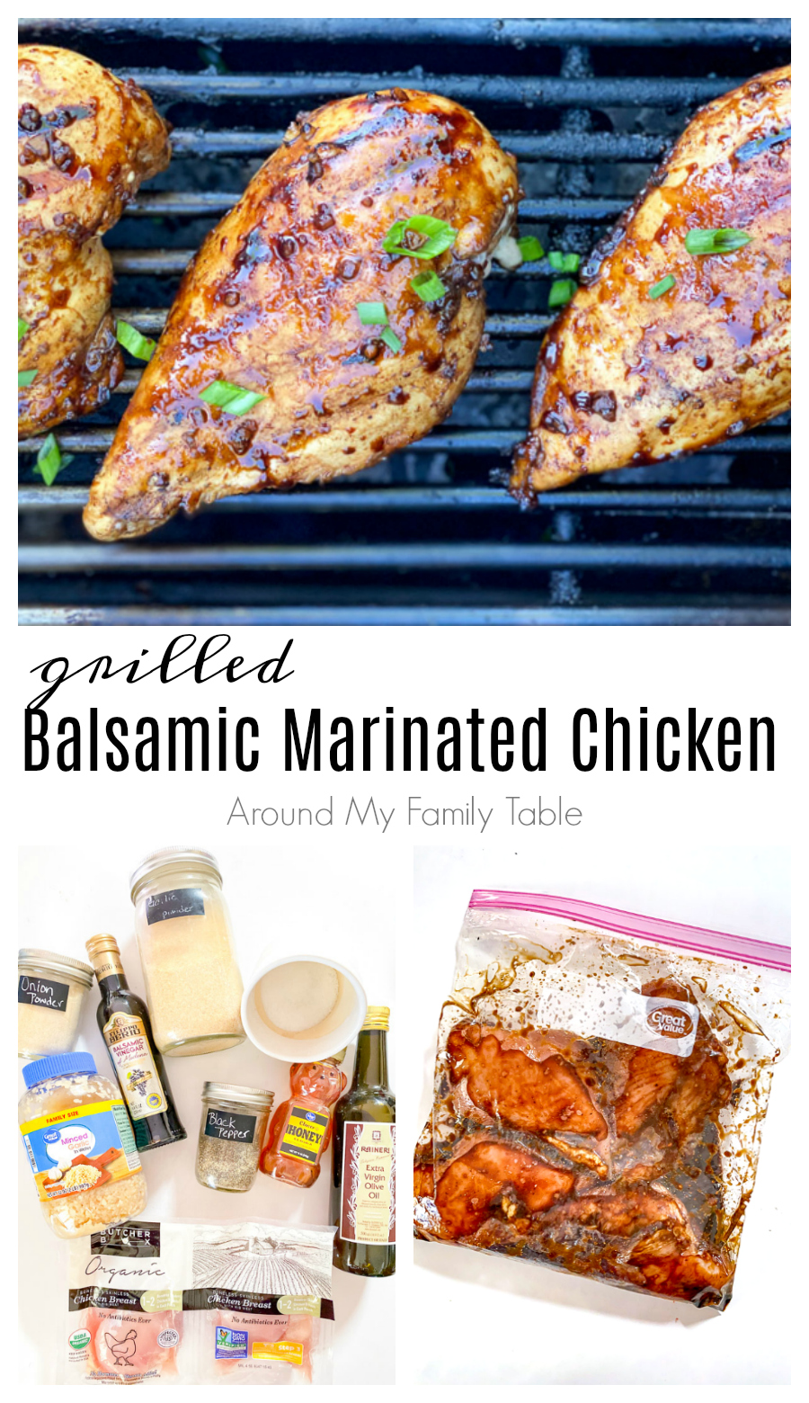 A delicious balsamic marinated chicken that is perfectly grilled! via @slingmama