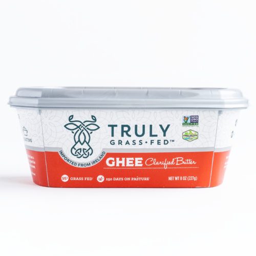 container of Truly Grass Fed Ghee