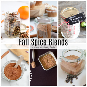 fall spices collage