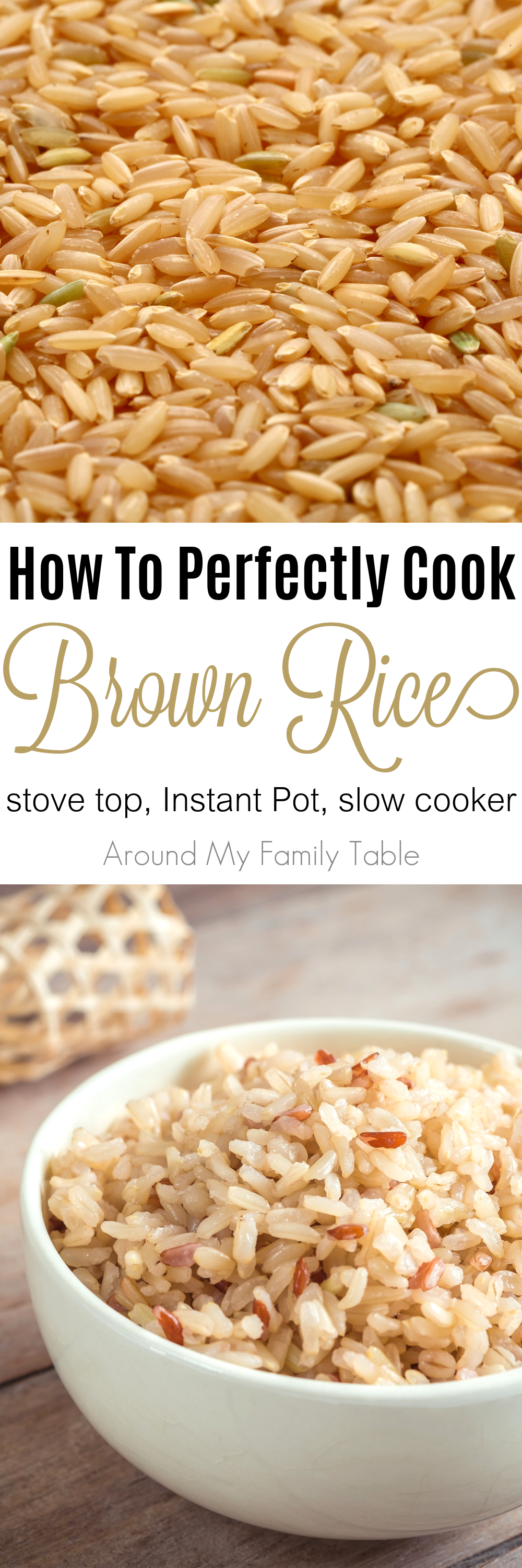 Easy Slow Cooker Brown Rice