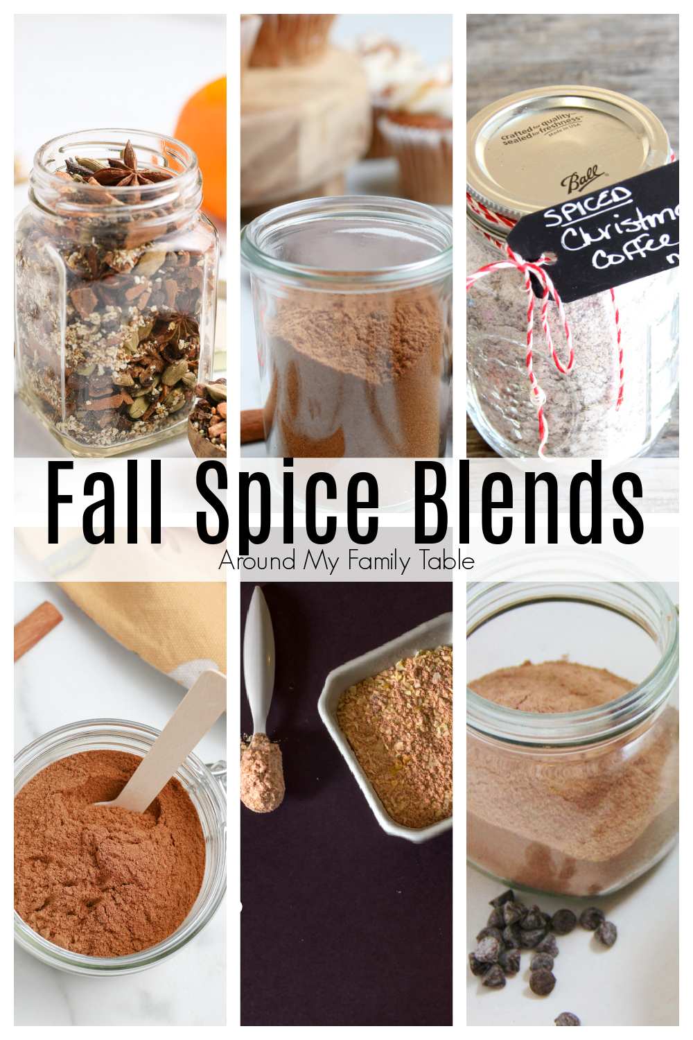 Homemade Fall Spice Blends include everything from classic hot cocoa to chili mix to pumpkin pie spice. Making your own blends means you can be creative and use the ingredients you love. via @slingmama