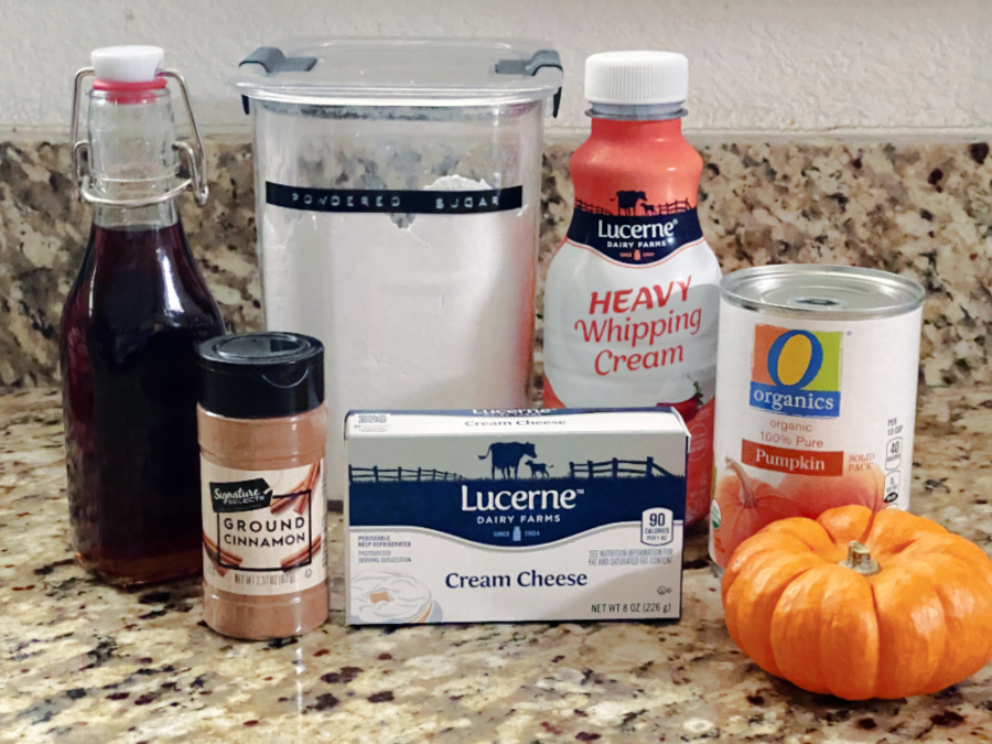 keto pumpkin mousse ingredients