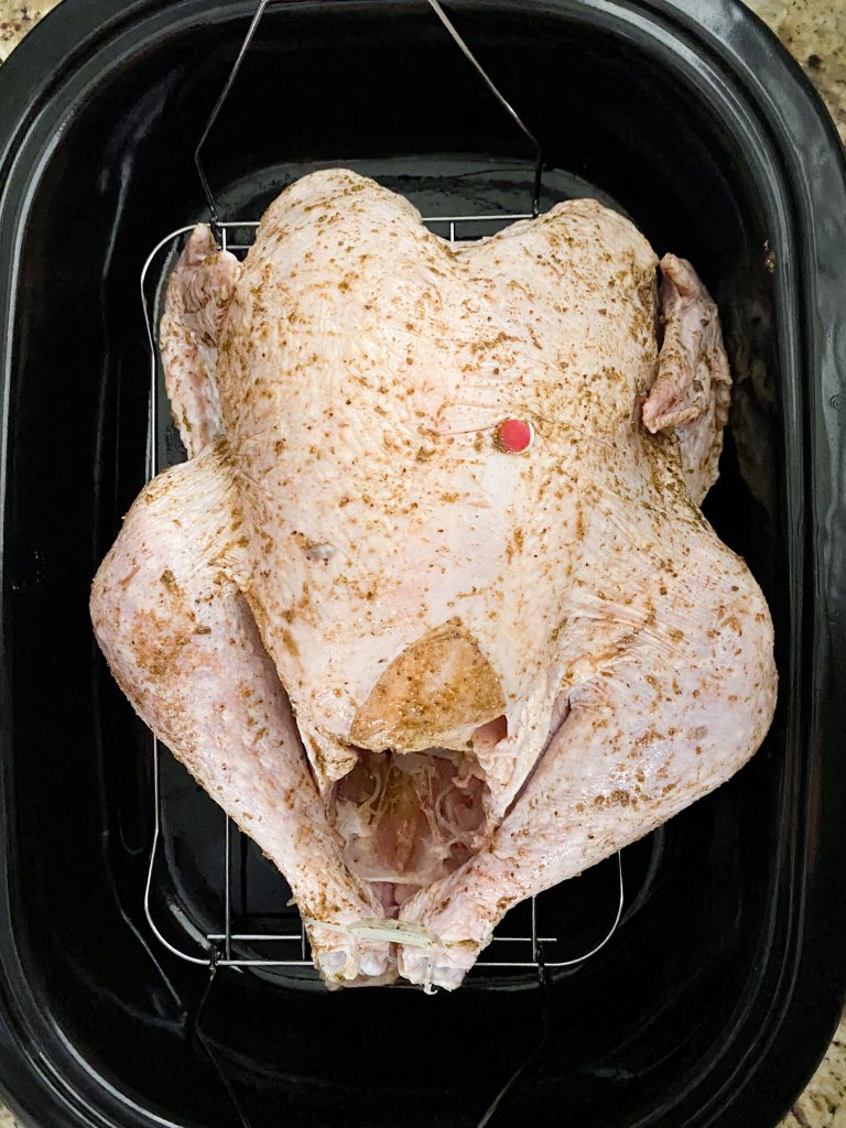 Roaster Oven Turkey for Thanksgiving in electric roaster