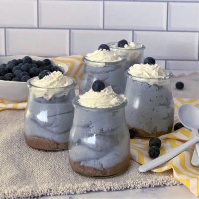 Keto Blueberry Cheesecake Mousse