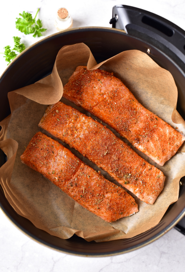 salmon in the air fryer