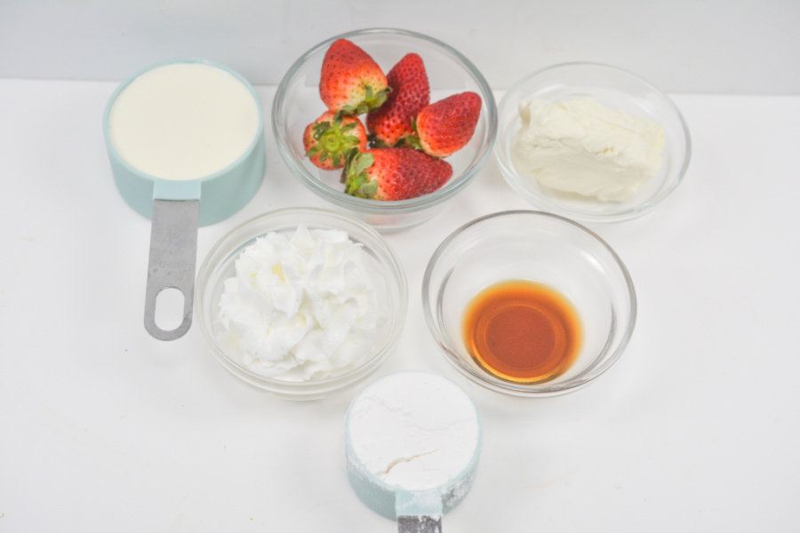 keto valentine dessert ingredients