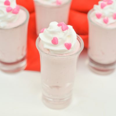 Keto Valentine’s Shooter Desserts