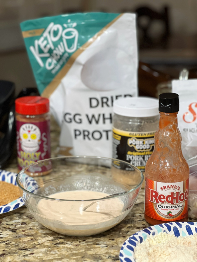 Keto Nashville Hot Chicken Sandwich ingredients