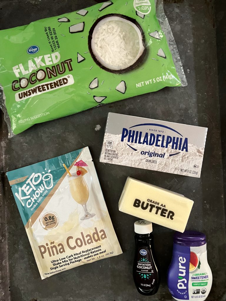 Pina Colada Protein Balls ingredients